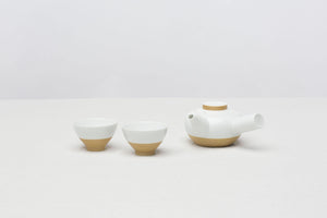 Hakusan Sabi-Sensuji Tea Set (3pcs) - CIBI Hakusan Porcelain