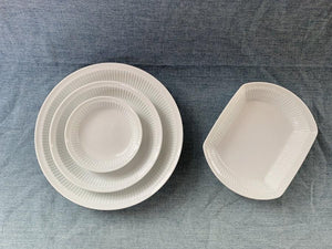 Hakusan Yoshizubori Rectangle Plate - CIBI Hakusan Porcelain